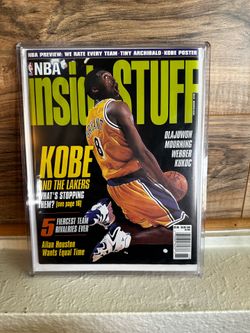 1998 NBA Inside Stuff Kobe Bryant Lakers Magazine PSA