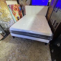 Queen Bed Frame And Mattress 