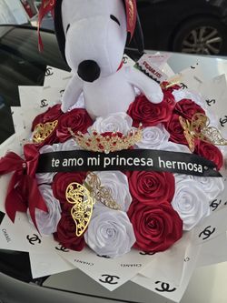 Rosas Con Snoopy