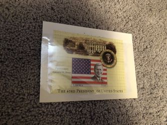 George Bush Presidental stamp
