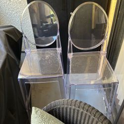Clear Bar Top Chairs