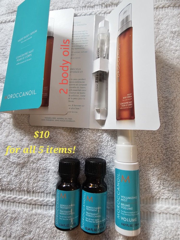 Moroccan Oil products (5 Pieces $10)