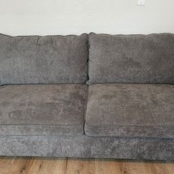 Living Spaces Reid Grey Sofa