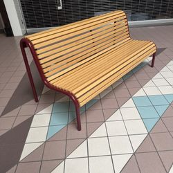 Sleigh Outdoor Bench By FCI 