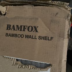Bamboo Wallshelf