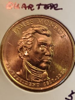 2008 D James Monroe dollar