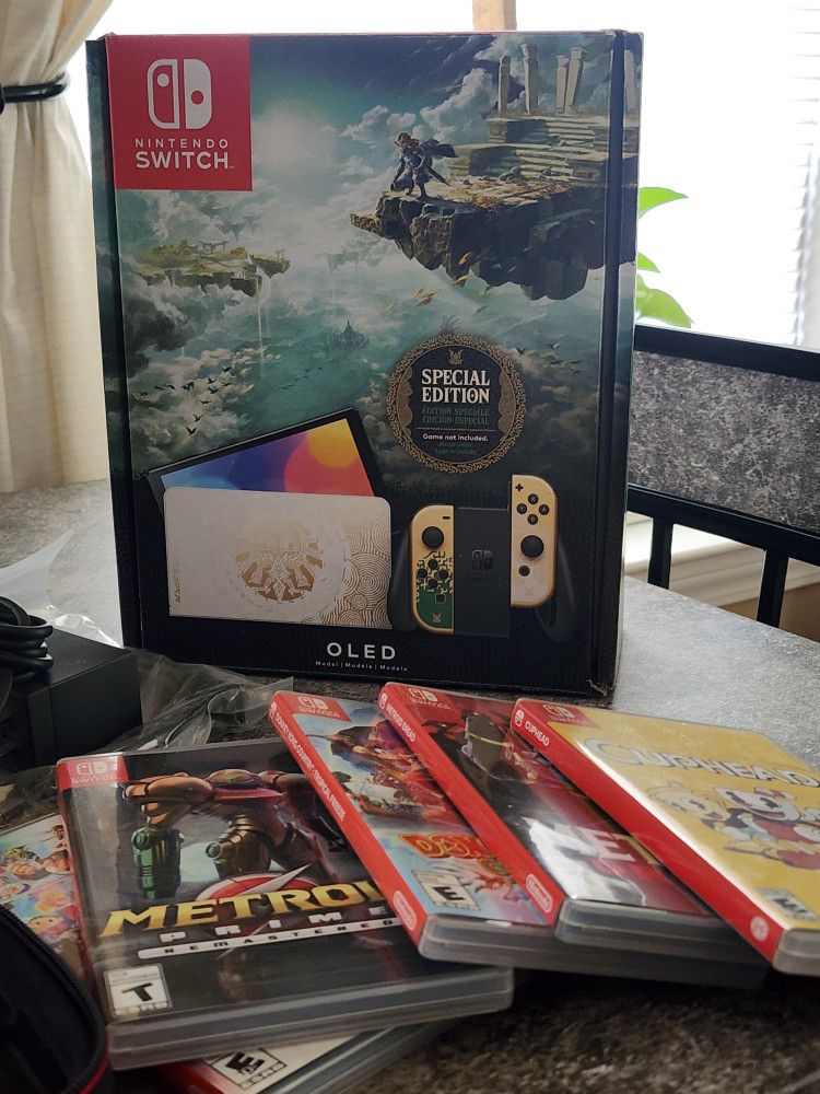 Nintendo Switch Zelda Edition [Will Trade For Tools, Car Audio ,ect..]