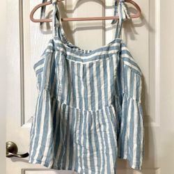 3X NWT Old Navy Babydoll Halter Top Sz 3X - Gauzy Boho