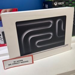 Apple MacBook Pro 14 inch M3 Pro Chip  - Pay $1 DOWN AVAILABLE - NO CREDIT NEEDED