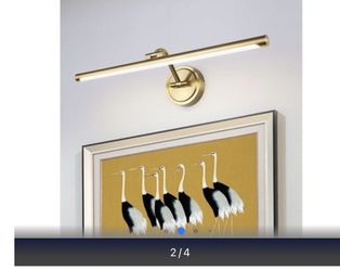 Hard-Wired Picture Lights 23.6 Inch Dimmable LED Wall Art Lighting Modern B (SR) MSRP: $68.98 - New - Full set.