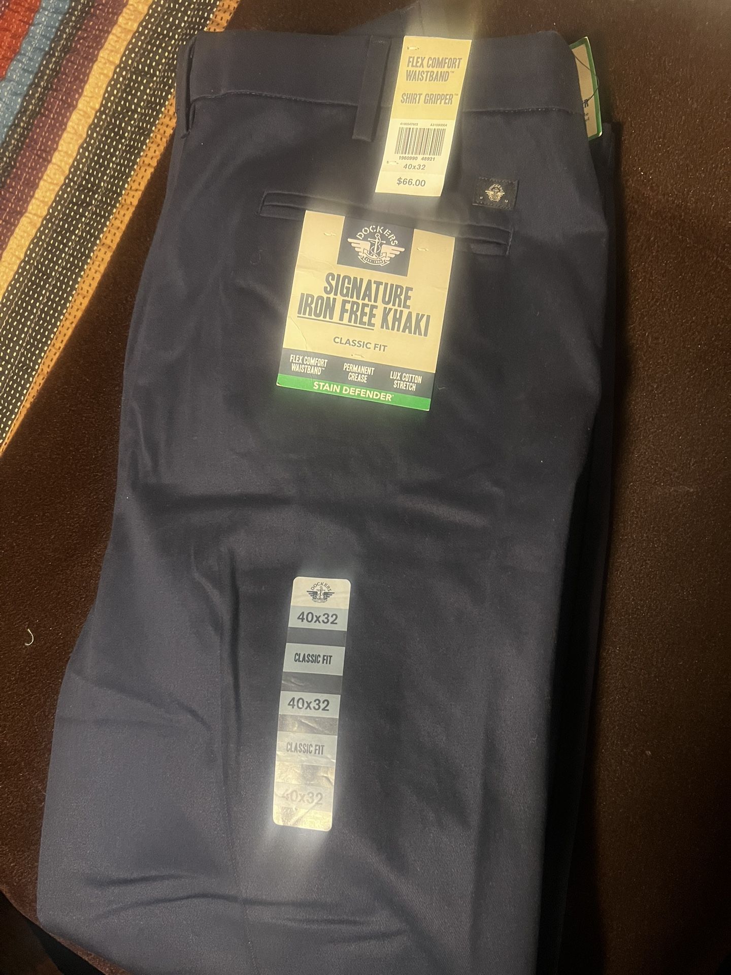 Dockers Signature Iron Free Khaki Pants- New! Unopened!