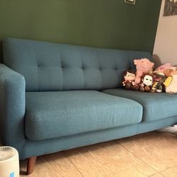 Blue couch 