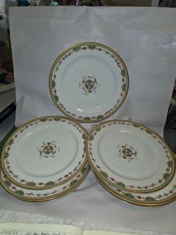 Vintage Porcelain Limoges Juno Haviland Dinner Plates Set. 0902713
