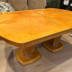 Heavy Duty Solid Wood Dining Table