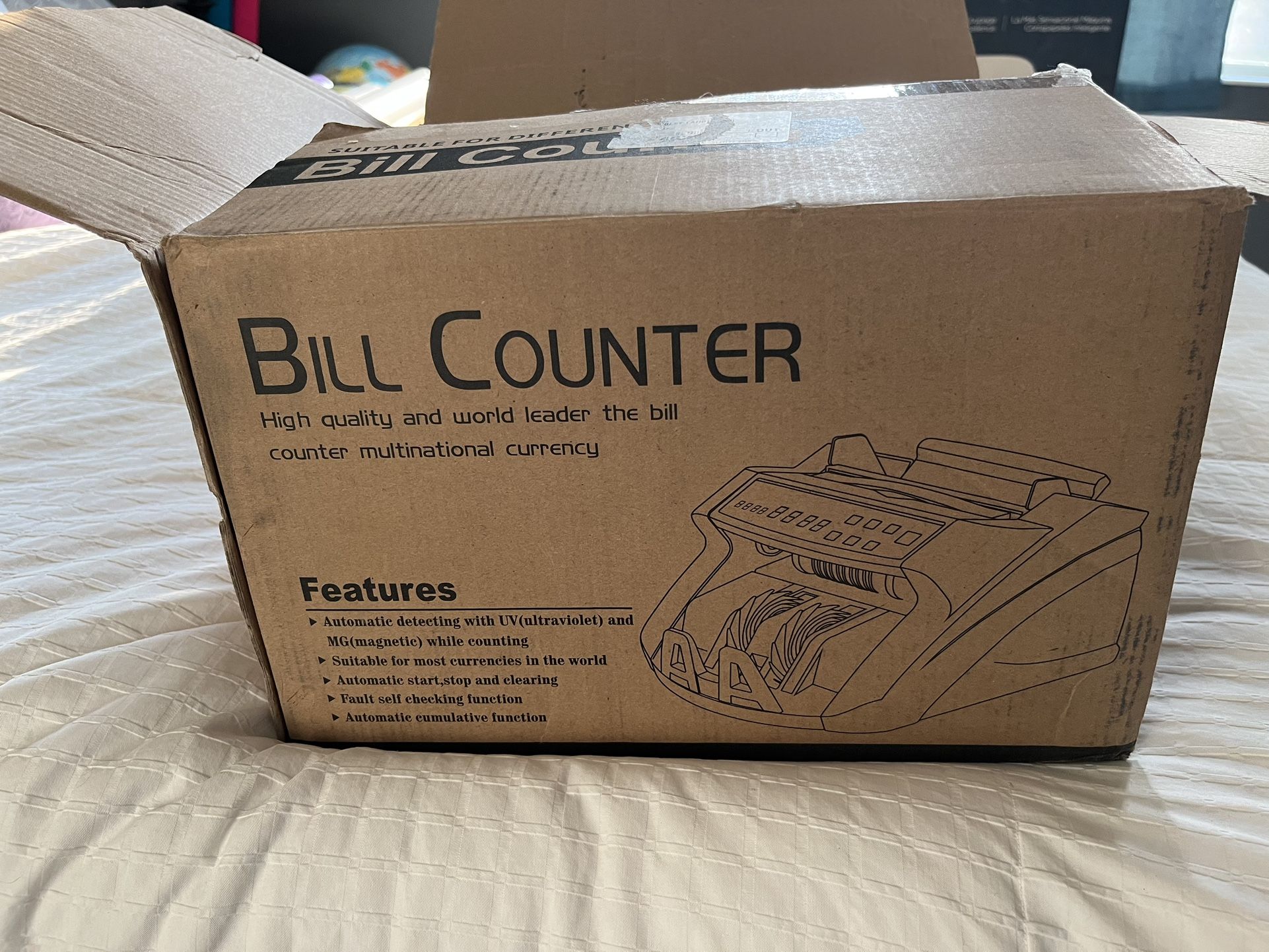 New Bill Counter With Fake Money Detector 