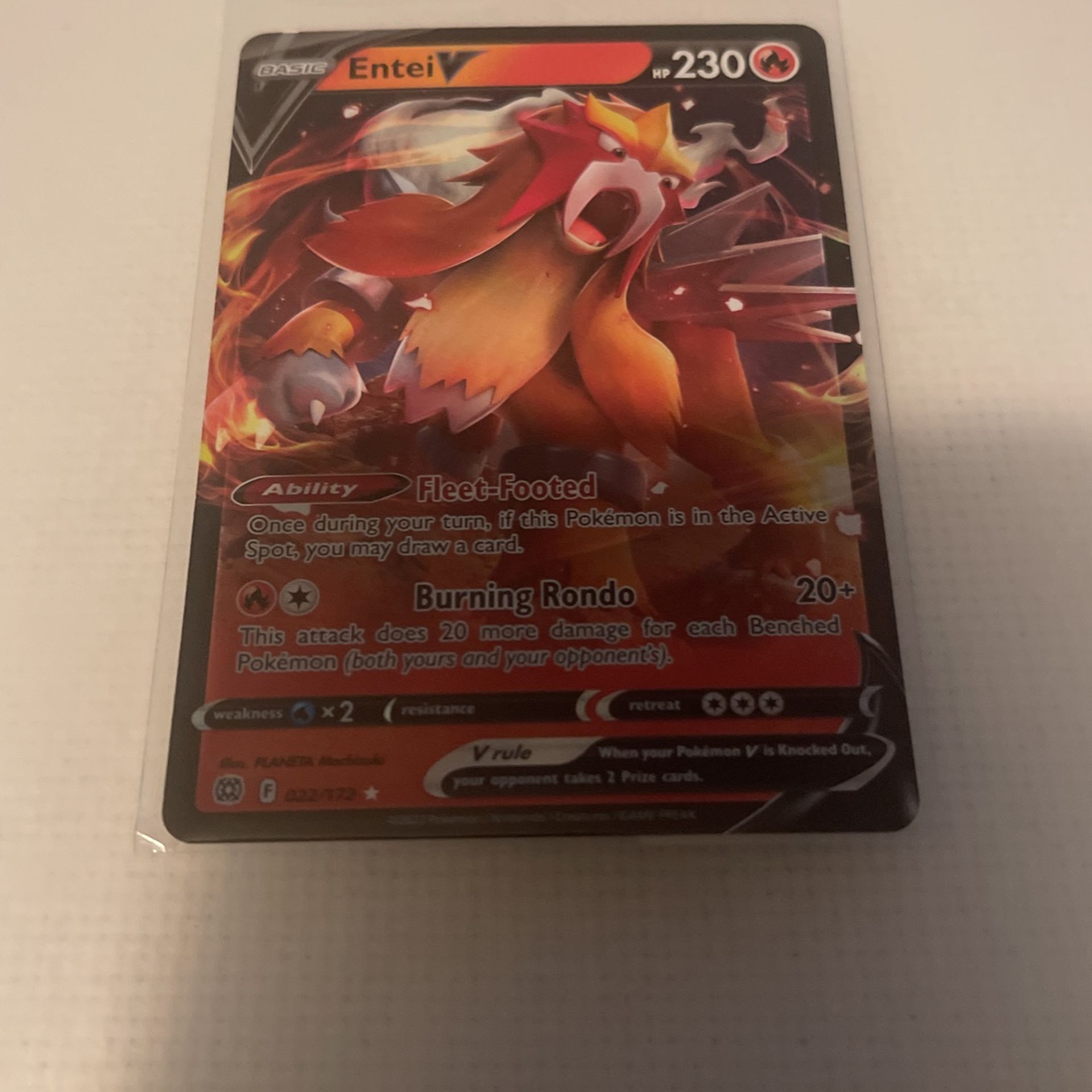 Pokémon Entei V 22/172