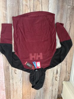NEW Helly Hansen Daybreaker Logo Fleece Hoodie size L