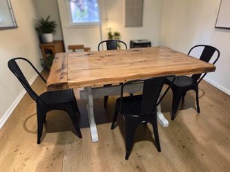 Farmhouse Trestle Table Set