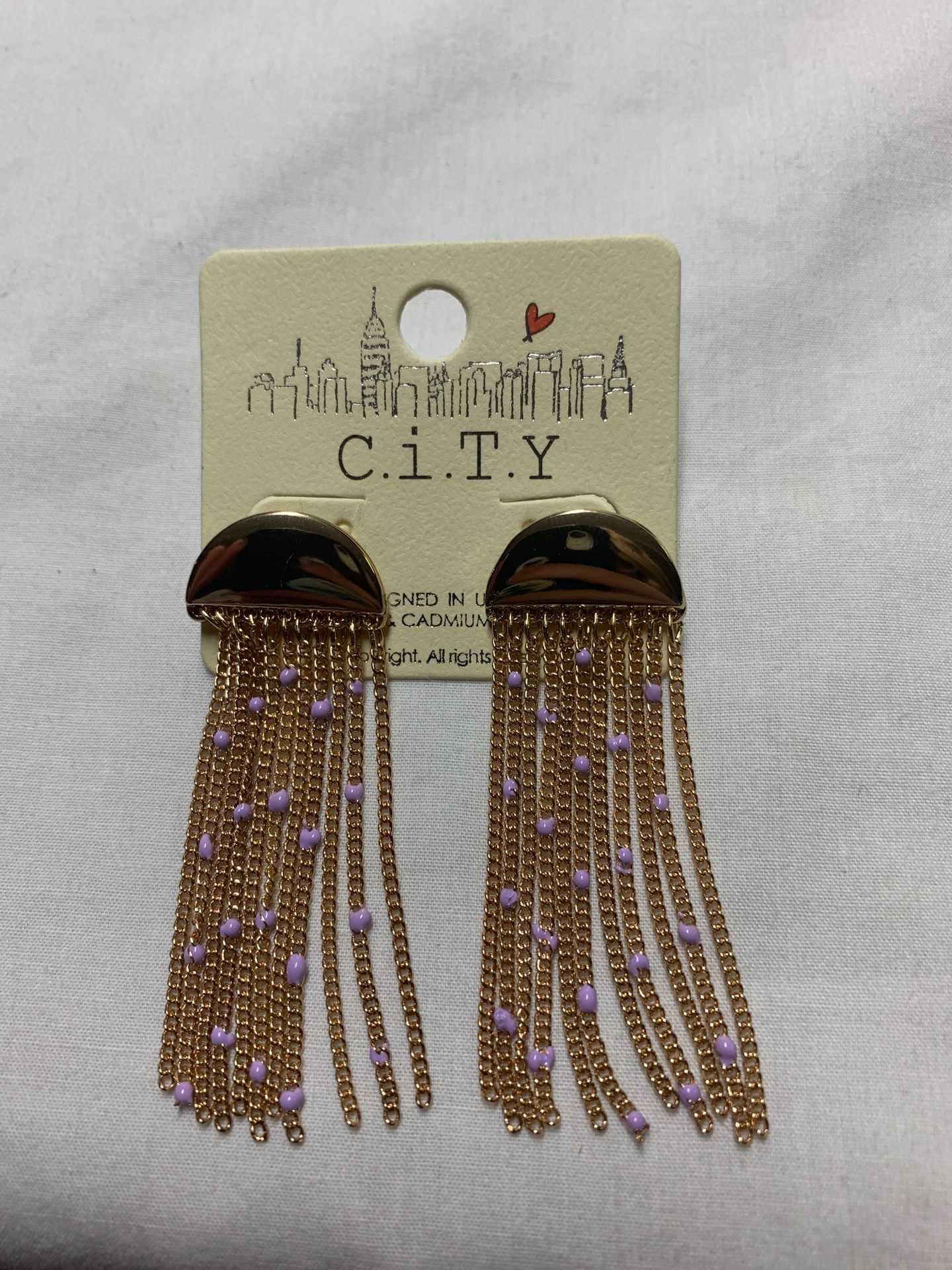 Brand new city earring I paid 9 want five thanks