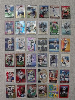 Marvin Harrison Football Card Lot of 36 Total DIFFERENT Indianapolis Colts ROOKIE HOF