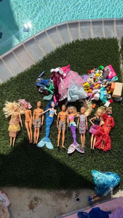 Barbie and Barbie accessories