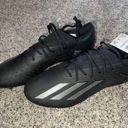Adidas X Speedmortal.1 Fg Black On Black Soccer Cleats