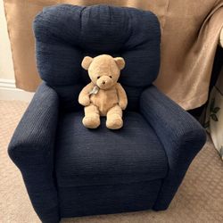 Toddler Recliner (Navy Blue)