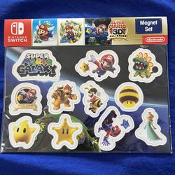 Nintendo Switch Super Mario Magnet Set