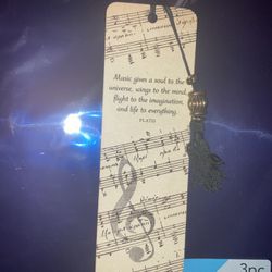 Music theme bookmark