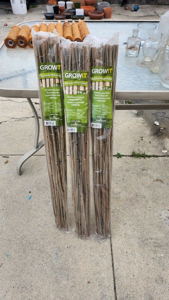 Bamboo Poles for the garden