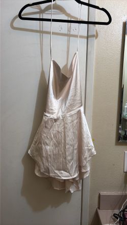 Corset silk body romper