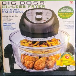 Big Boss Oiless Fryer New