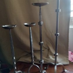 Steel Candle Holders