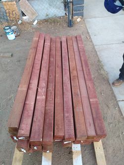 4 in. x 4 in. x 6 ft. Standard and Better S4S Pressure-Treated Hem-Fir Brown Tone Stained Ground Contact Lumber