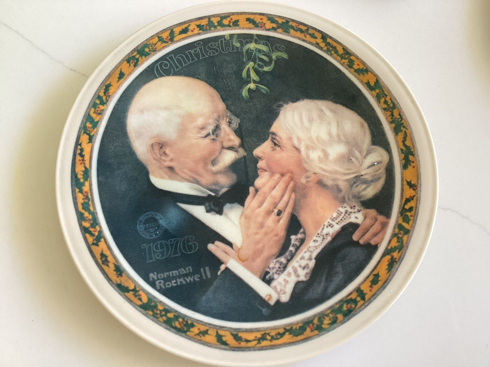 Norman Rockwell plate
