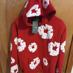 Denim Tears Red Hoodie