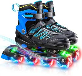 Hiboy Adjustable Inline Skates with All Light up Wheels

