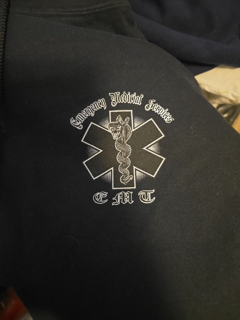 Black EMT Off Duty Hoodie
