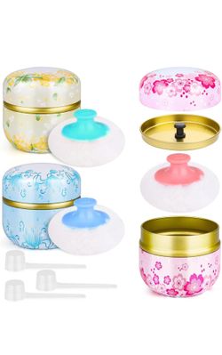 Passion Powders | Luxury Beauty Powder Puffs & Scented Body Powder for Boy & Girls (Yellow)