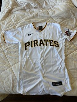 Authentic Pittsburgh Pirates Elite Flex Base Home White Jersey 40
