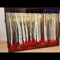 Aspen Outdoor Canvas Michael Swanson Large Wall Painting Decor Cuadro De Pared