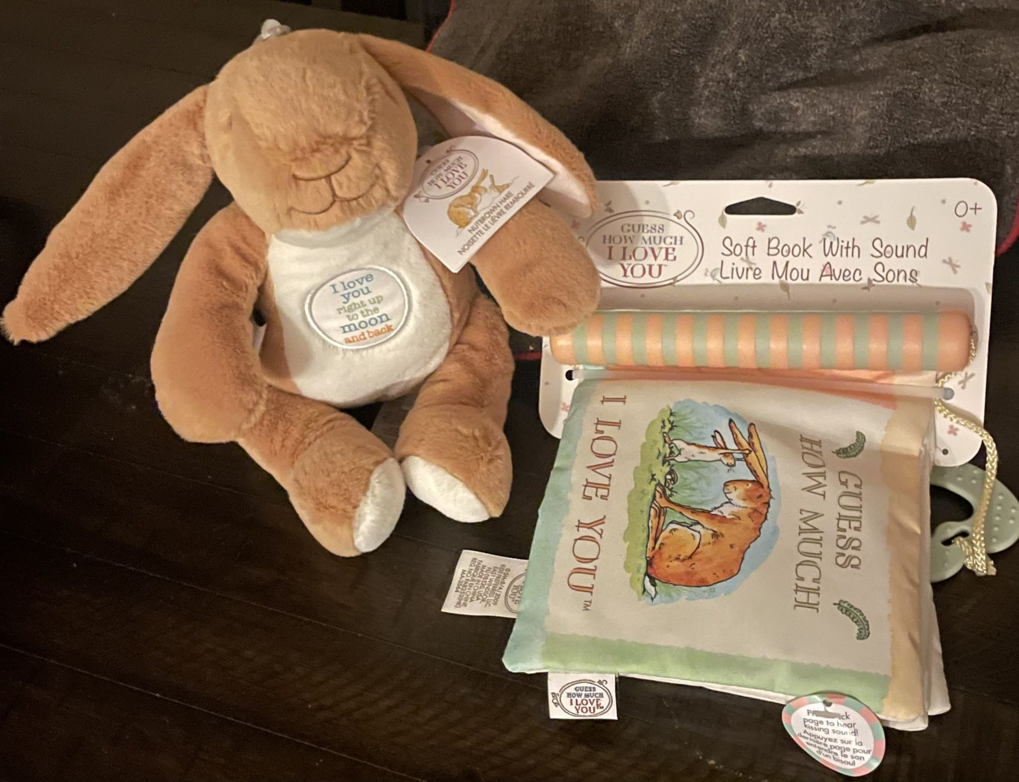 Guess How Much I Love You Nutbrown Hare Bean Bag Plush and Soft Book Bundle