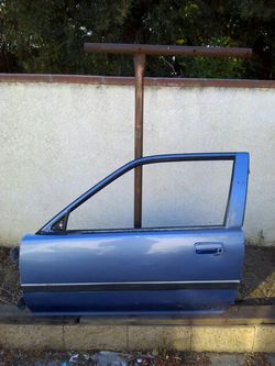 91 honda civic hatchback si driver side door