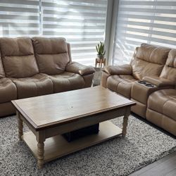 Living Room Sofa Furniture Set Leather 