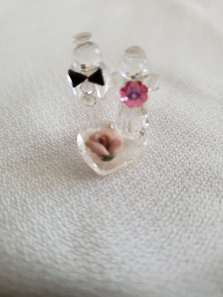 Genuine Austrian Crystal Bride and Groom