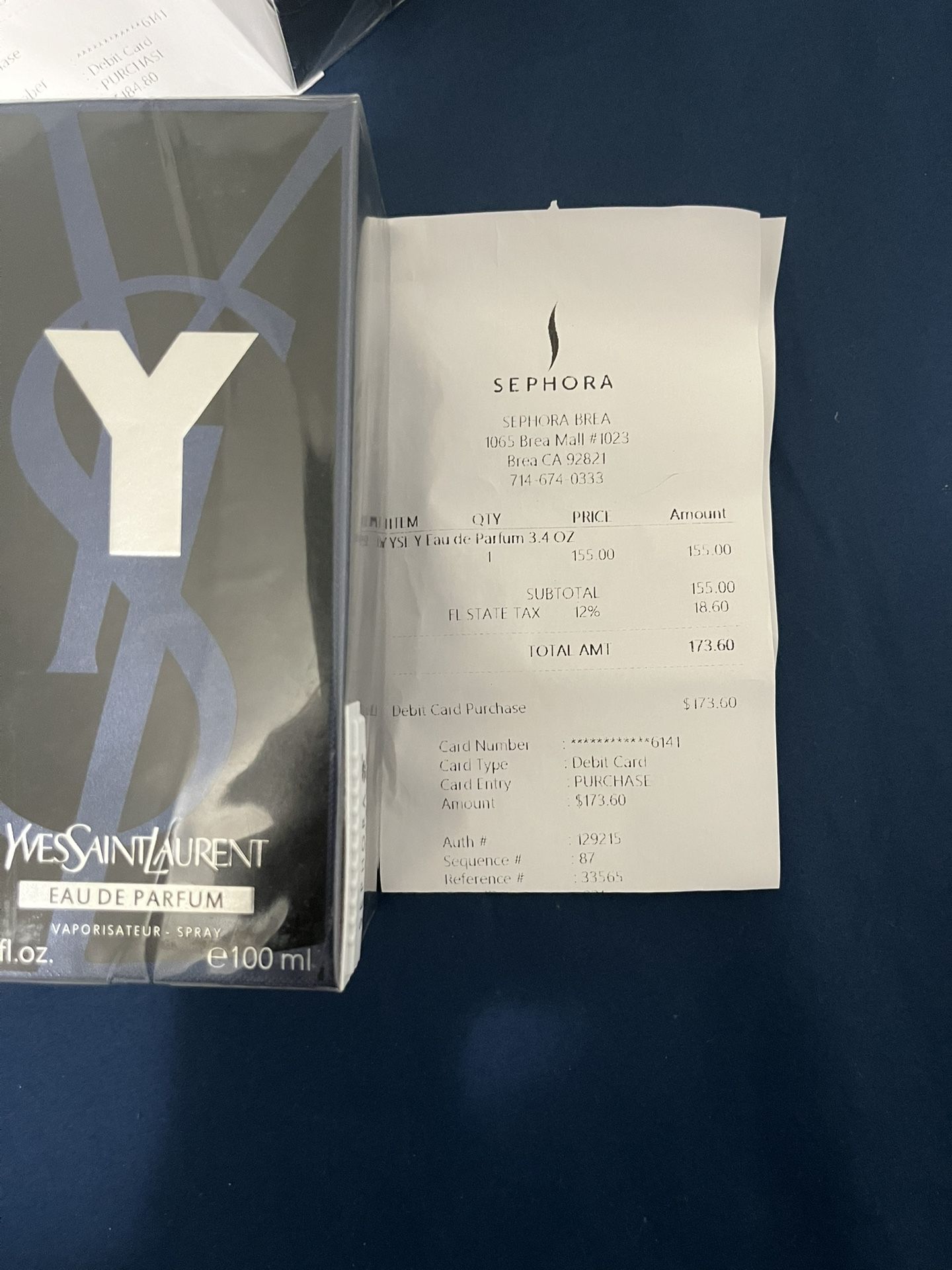 YSL EDP 3.3 FL/100 ML