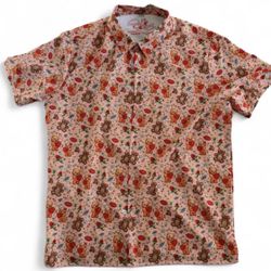 Plush in a rush button up teddy bear valentine tee