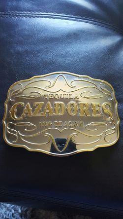 Cazadores Tequila belt buckle