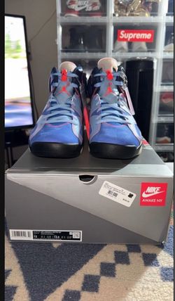 Nike Air Jordan 6 Retro OG AWAKE NY Midnight Navy “BlueBerry” Size 12 DS