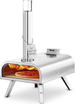 BIG HORN 16" Dual Fuel Pizza Oven